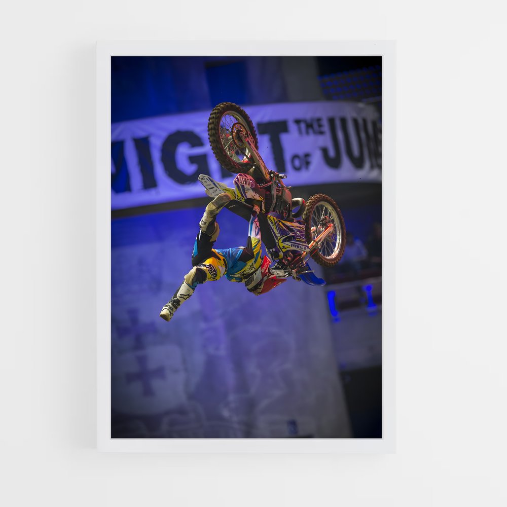 Poster Trickster sur Deux Roues – affiche Motocross freestyle (vue 3)